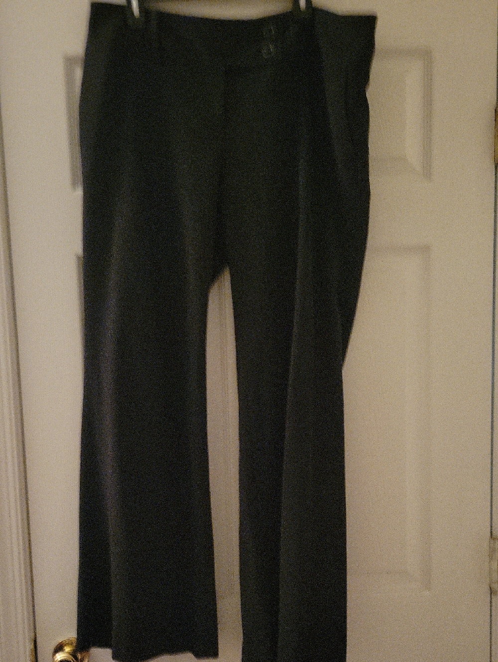 Ann Taylor Black Wide-Leg Dress Pants